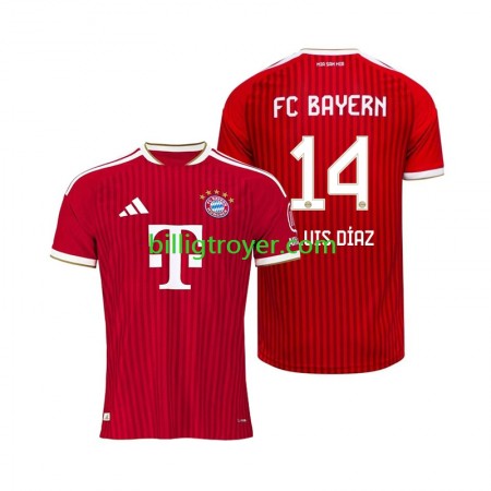 Billige Fotballdrakter Bayern München Luis Diaz 14 Hjemmedraktsett 2026/27 Kortermet